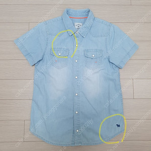 블루독 남아 반팔셔츠 145 우체국택포