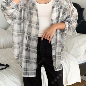 새상품 신상품 오버핏블라우스 후디블라우스 얇은후들셔츠 빅사이즈셔츠 사이즈XL 살안템 사이즈55-88