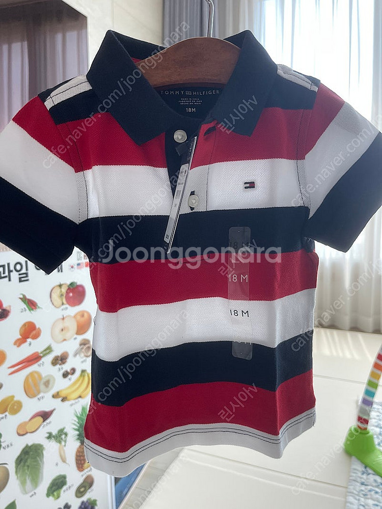 타미힐피거 반팔티셔츠 폴로 피케 카라티 새상품--0