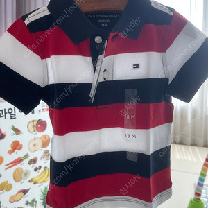 타미힐피거 반팔티셔츠 폴로 피케 카라티 새상품