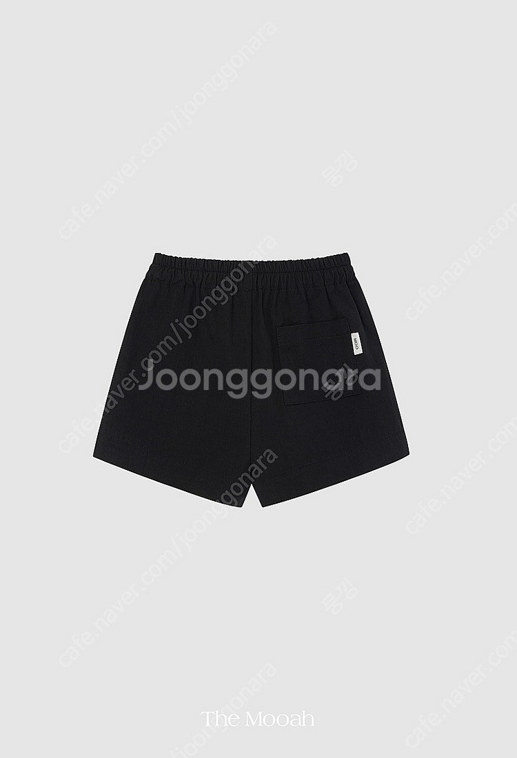 더무아 핀 쇼트 팬츠 블랙 m--1