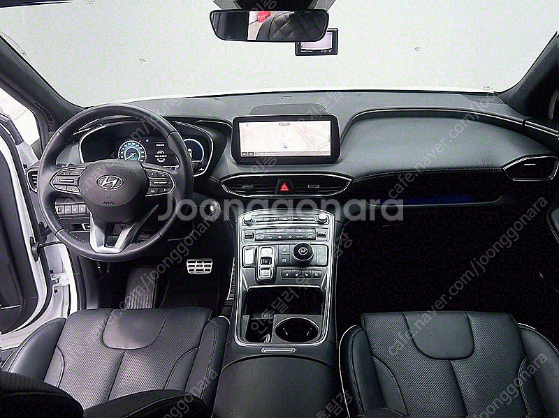 싼타페 중고차 더 뉴 싼타페 하이브리드 중고 흰색 2023년식 40,966km 1.6 2WD 프레스티지 양심중고차--5