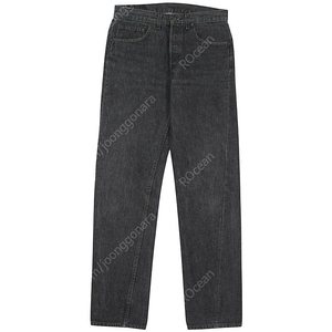 [30.5] 1991 USA Levis 501-0658 Black Denim Pants (31X32) 리바이스 빈티지 흑청 데님 팬츠 90년대 미국제 90s 블랙