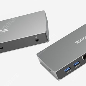 Plugable USB-C 허브 (USB독), 4K HDMI 듀얼 디스플레이 지원, USB4 100W 충전