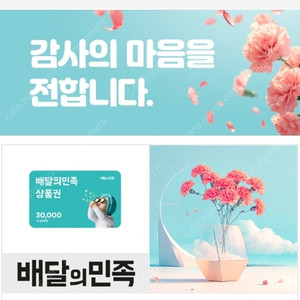 [배달의민족] 모바일상품권 3만원