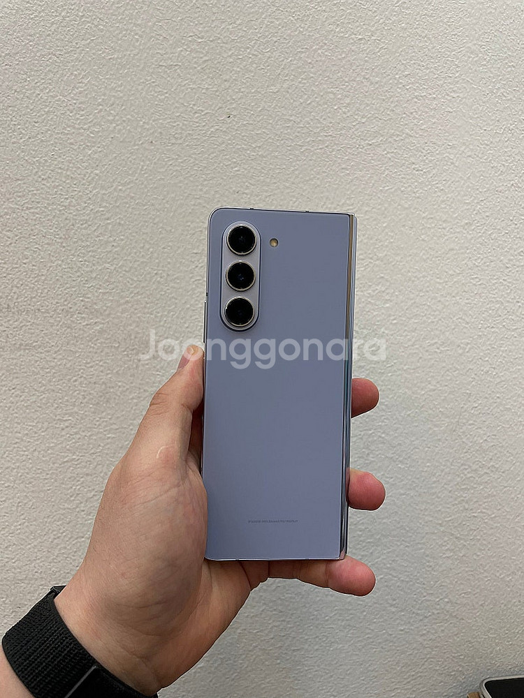 갤럭시Z폴드5 블루 256GB 무잔상 상태좋은 중고71...--1