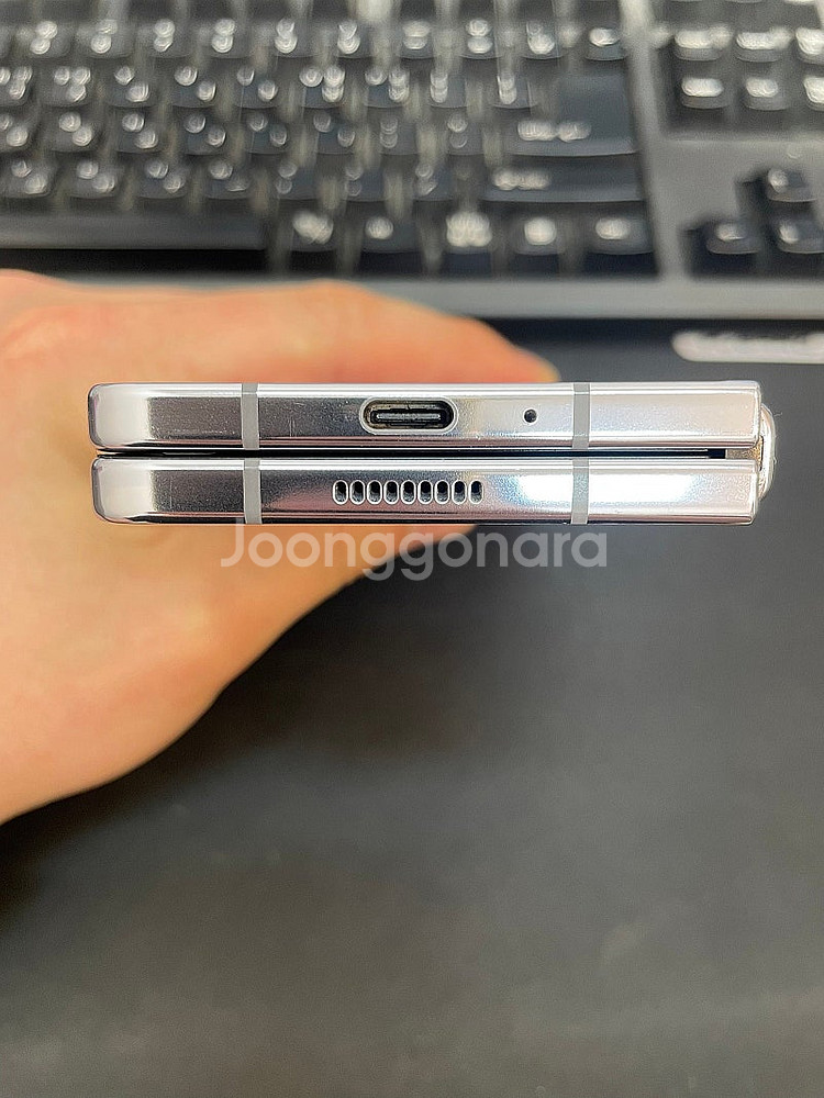 갤럭시Z폴드5 블루 256GB 무잔상 상태좋은 중고71...--6