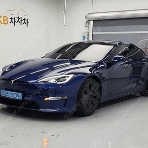 테슬라 전기차 중고 전기차 구매 전기차보조금 모델S 중고차 파란색 2023년식 40,288km 롱 레인지 중고차구매