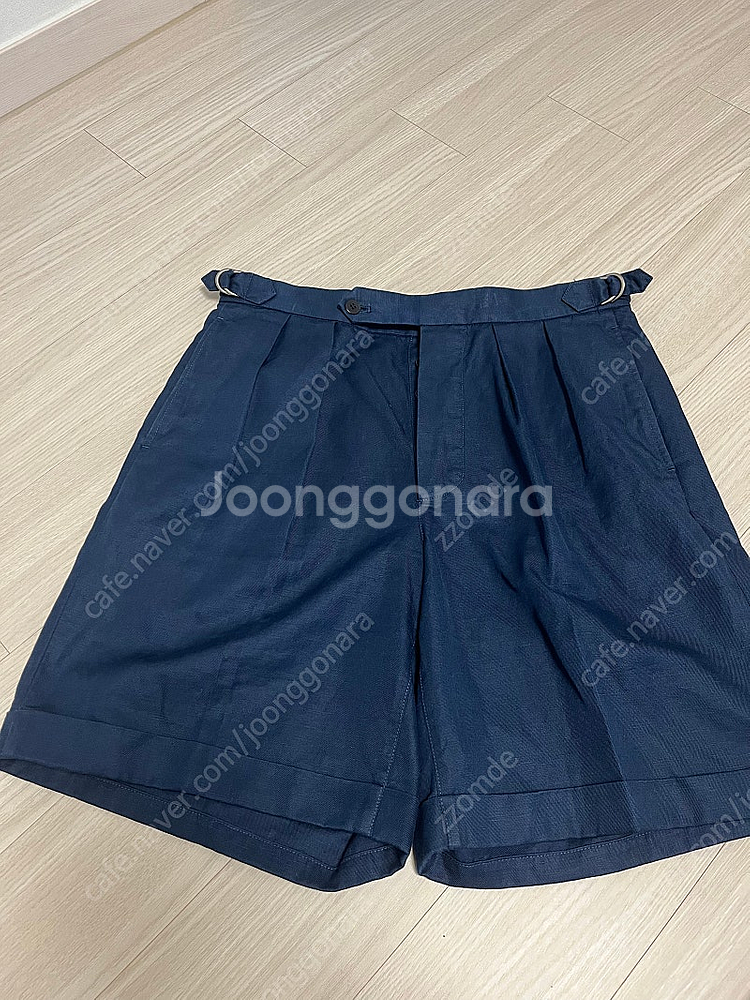 사르토리아준 ORR 투턱 하프팬츠 s사이즈/반츠 베이지...--0