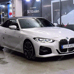 BMW 4시리즈 중고 BMW 중고 4시리즈 420i 흰색 2024년식 8,014km 420i 컨버터블 M 스포츠 수원중고차