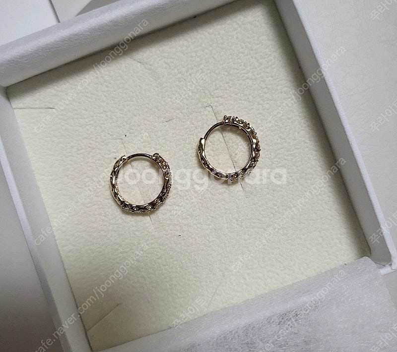 (새상품)보스크 14k 셈버텍스쳐 귀걸이 2.8g--3