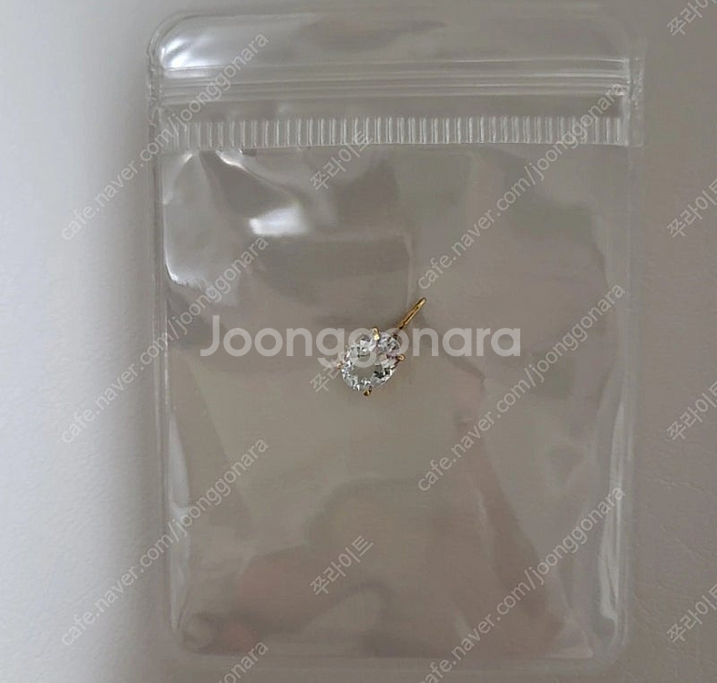 (새상품급처가격)보스크 14k 옐로골드 아쿠아마린 팬던...--2