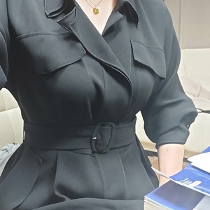 나이스홍 랑콤 원피스 블랙 55