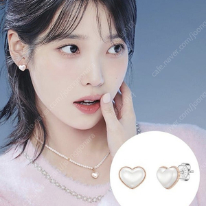 제이에스티나 진주 하트귀걸이 S