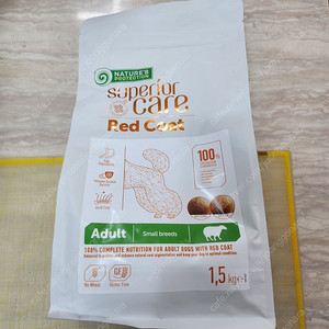 [새상품/2만2천원] 화이트도그 레드코트 어덜트 1.5kg 네이쳐스프로텍션 강아지 눈물 피부 피모 사료