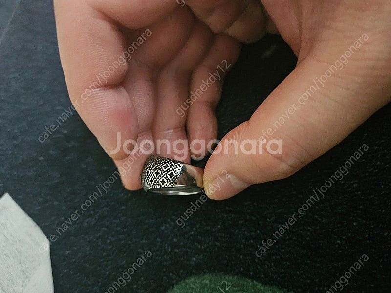 남성 스틸 스트릿 하이웨스트 패션 반지(6~6.2cm)--1