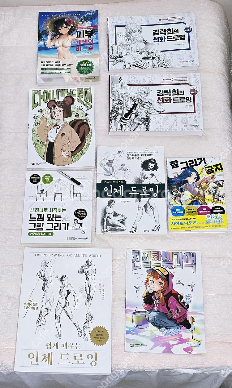 그림 작법서 일괄 판매 (잘 그리기 금지, 김락희의 선...--0
