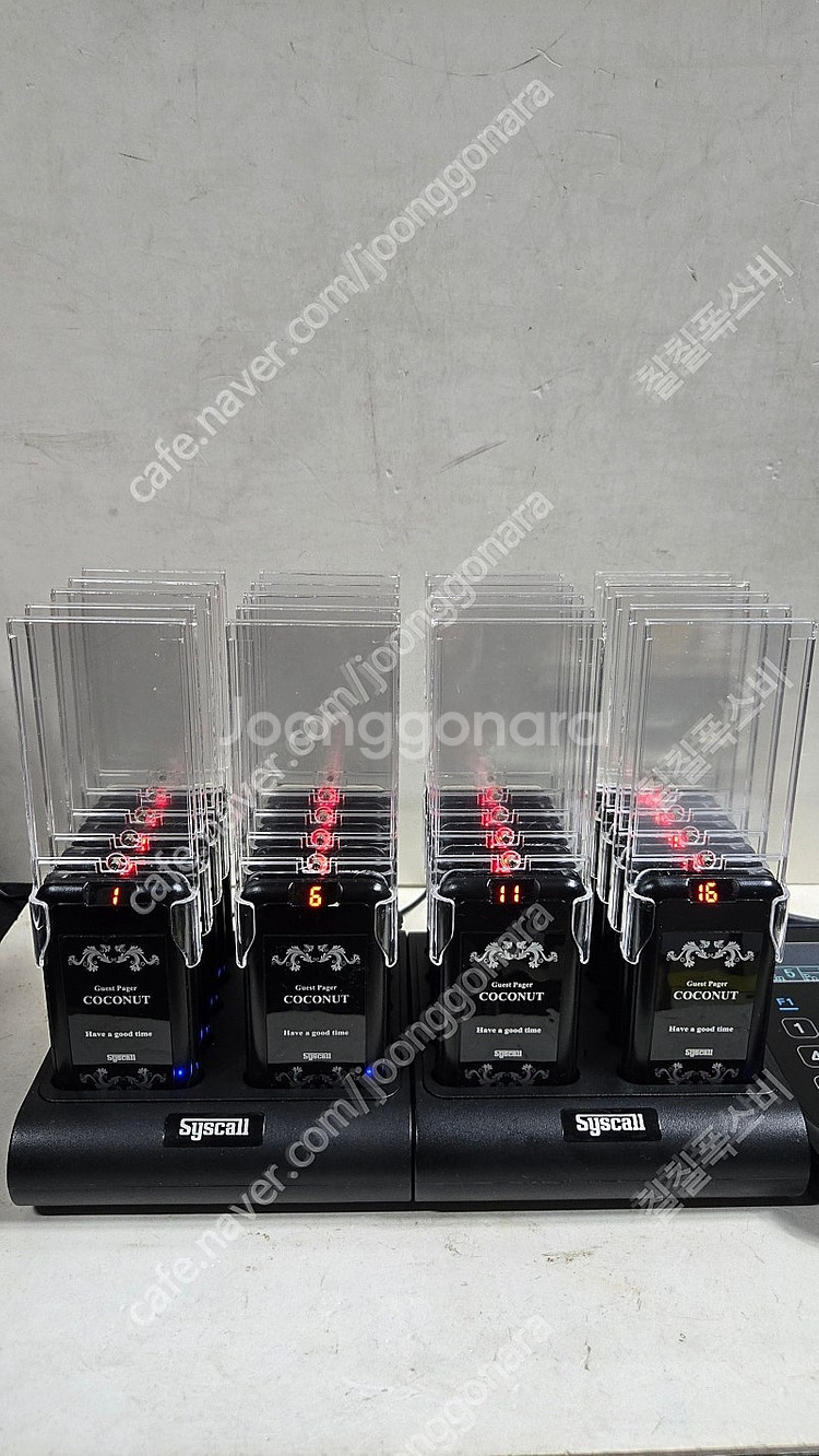 씨스콜 진동벨 GP-200R-20C 세트 팝니다--0
