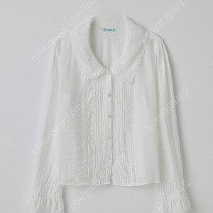 타낫 Fin lace collar blouse 핀 레이스 카라 블라우스 화이트 새상품