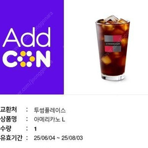 투썸플레이스 아이스아메리카노 L