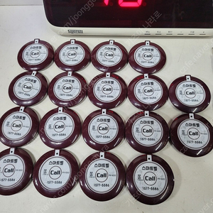 씨스콜 시계페이저 2개 벨 18개 번호수신기 3구 1대 팝니다