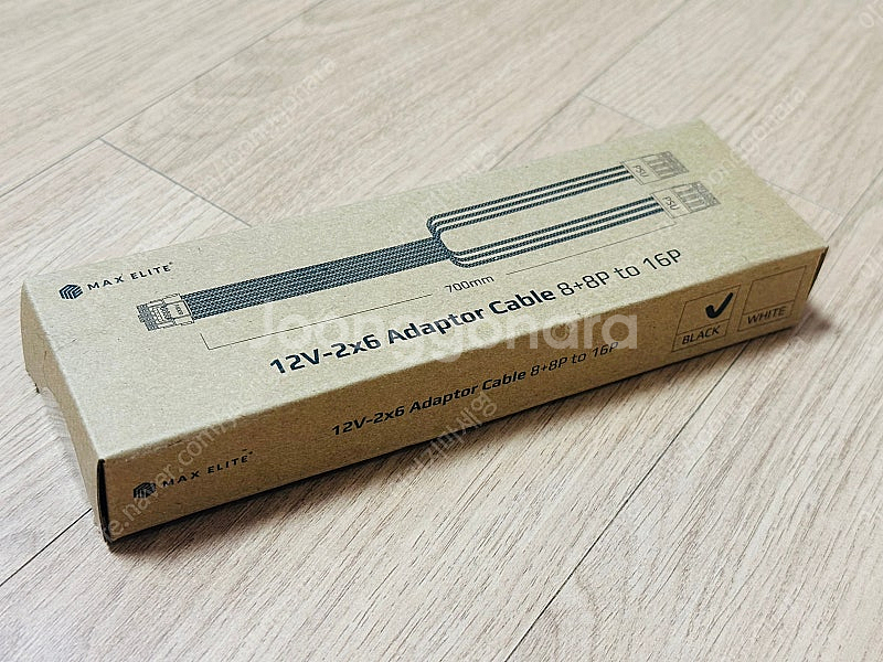 맥스엘리트 12V-2x6 to 8+8핀 케이블--0