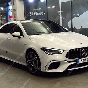 벤츠 CLA 중고 벤츠 CLA클래스 중고 흰색 2020년식 80,853km AMG CLA 45 S 4MATIC+ 최상급 차상태