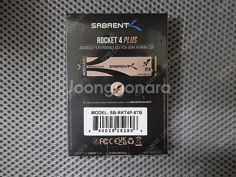 SABRENT ROCKT 4 PLUS 8TB 미개봉 새...--1