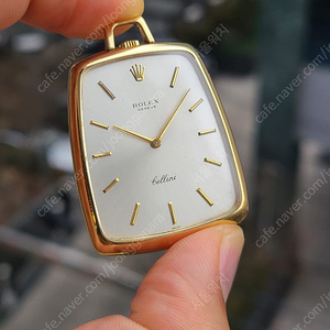 [정품] 롤렉스 셀리니 포켓워치 목걸이 18K 금통 소장품 (Rolex Cellini Pocket Necklace 18K Solid)