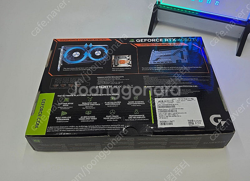 기가바이트 RTX4060TI 미개봉 신품--2