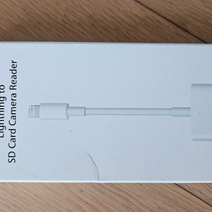 애플 정품 마이크로 sd카드 리더기 라이트닝