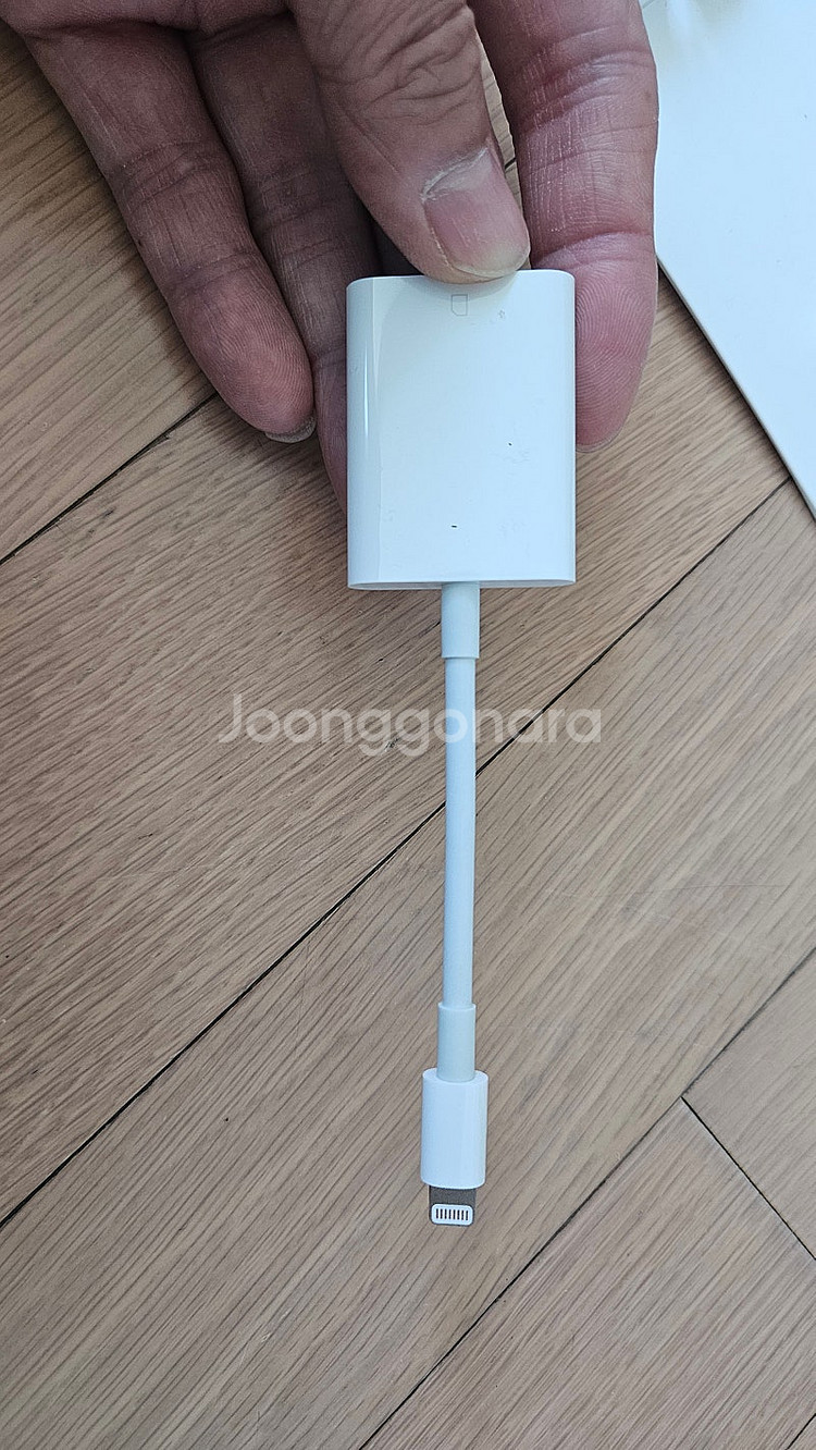 애플 정품 마이크로 sd카드 리더기 라이트닝--1