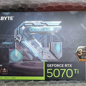 기가바이트 RTX 5070ti 게이밍 oc 미개봉