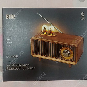 브리츠 FM라디오 블루투스 스피커 BA-MK250 미개봉 새상품 팝니다