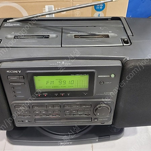 소니 CD 카세트 라디오 ZS-5=수리및부품용 라디오작동 상태양호함 판매