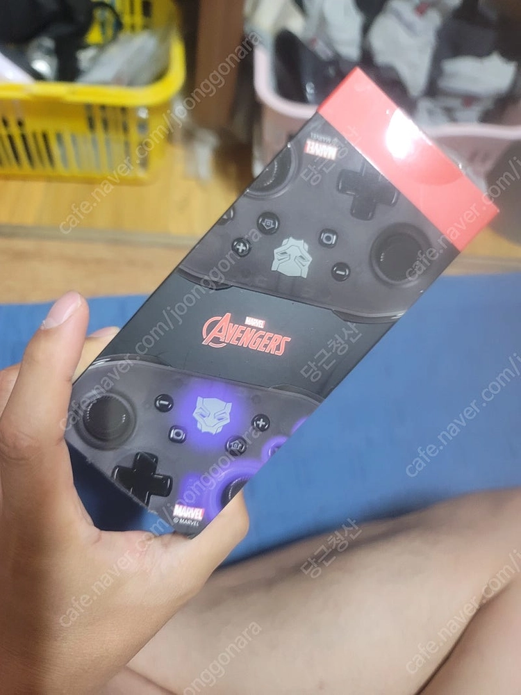 마블 블랙팬서 게임패드 박스풀셋 급처 이미지