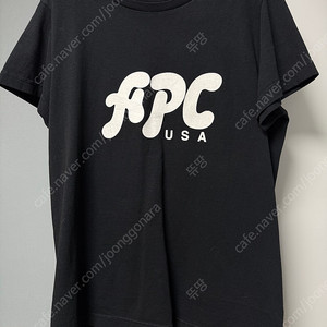 A.P.C. 아페쎄 블랙 반팔티 S