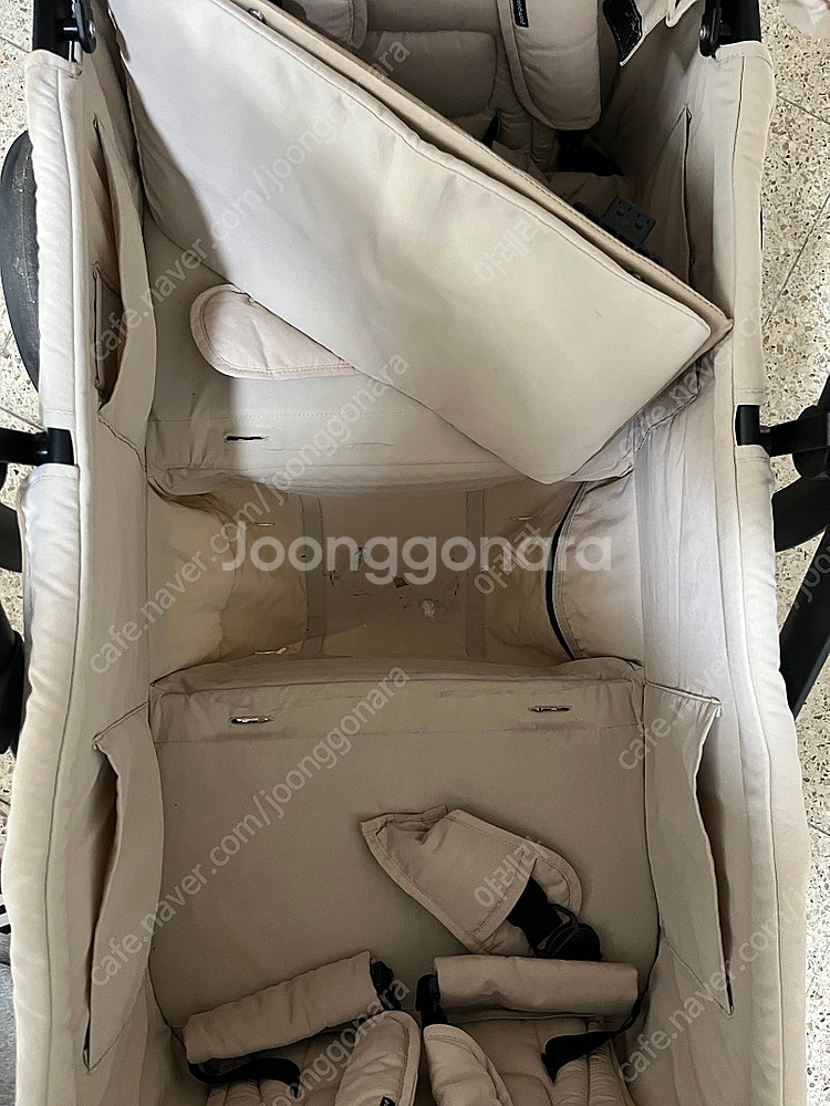 폼포라 N 유아 웨건 베이지 블랙 프레임 판매--5