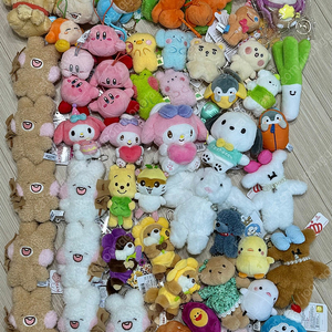 인형뽑기 키링 커비 포켓몬스터 슈야토야 몰티즈 산리오 덕구 용감한쿠키 동물 토끼 오뎅 소금빵 고구마