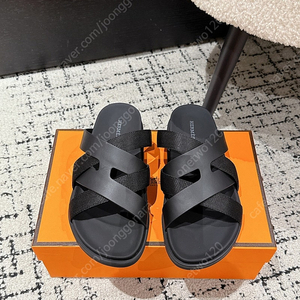[HERMES] 에르메스 Kazimir 남성 샌들 슬리퍼 H251975ZH01。Size : 270