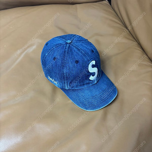 Supreme 슈프림 22ss 케블라 데님 S로고 6패널 볼캡 모자 (Kevlar Washed Denim)