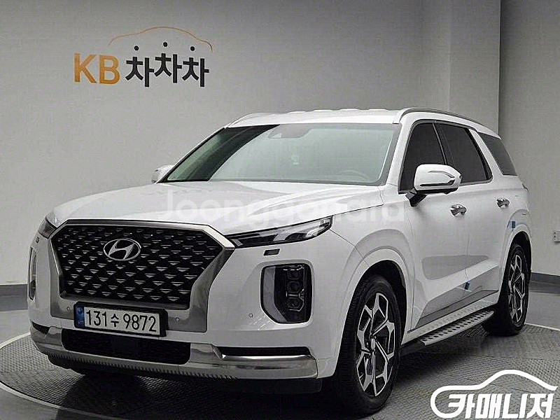 팰리세이드 디젤 2.2 2WD 2021 년 중고차/전액...--0
