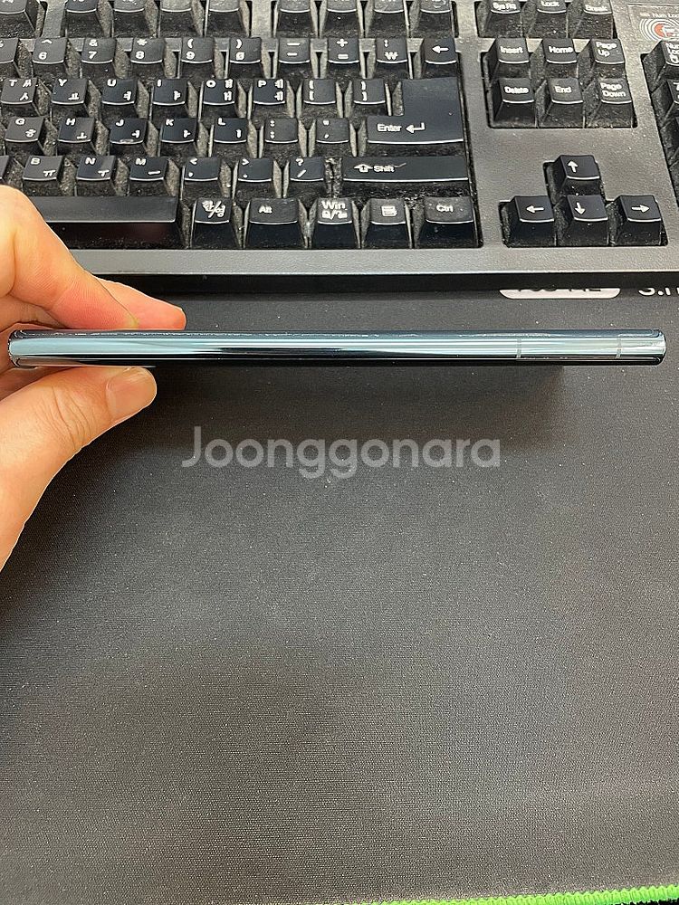 갤럭시S22울트라 256GB 그린 무잔상 상태좋은 중고...--6