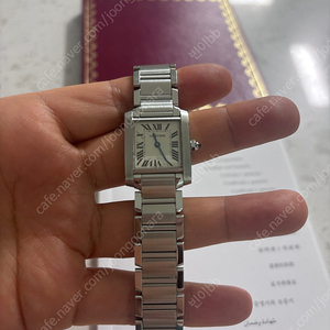 까르띠에 탱크프랑세즈 스몰 쿼츠 W51008Q3
