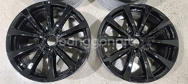 벤츠 s500 블랙유광 w222 18인치 순정휠 대품판...--2