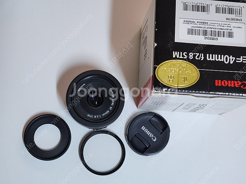 캐논 팬케익 STM 렌즈 EF 40mm F2.8 + 전...--0