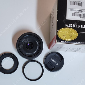 캐논 팬케익 STM 렌즈 EF 40mm F2.8 + 전용 후드