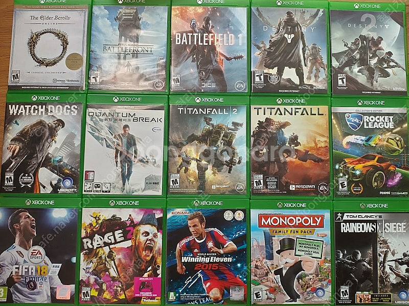 4세대 엑스박스 신품/중고/유선 컨트롤러--1