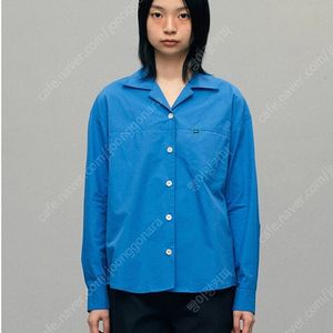 1회착용 시엔느 마고코튼셔츠 블루