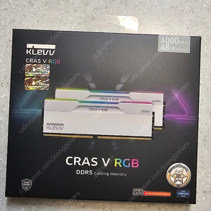 미개봉 klevv crash v 6000 cl30 24gb x2 (48gb) 서린정품